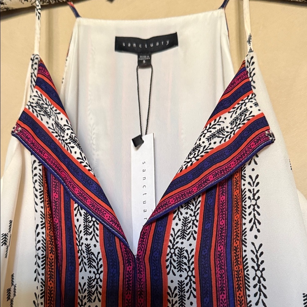 Sanctuary Hippie Boho Halter Scarf Maxi DressNWT size S - Picture 4 of 6